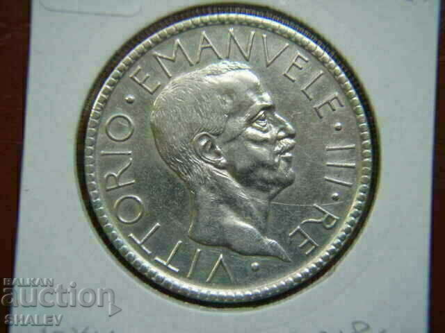 20 Lire 1928 VI Italy - XF/AU - 6 20 Lire 1928 VI Italy - XF/AU - 6