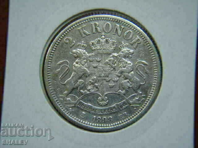 Delivery of 2 Kronor 1898 Sweden - XF/AU Delivery of 2 Kronor 1898 Sweden - XF/AU
