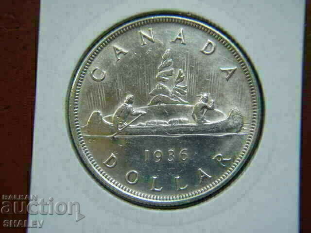 1 Dollar 1936 Canada - AU/Unc with price 139.89 BGN | € 71.52 1 Dollar 1936 Canada - AU/Unc with price 139.89 BGN | € 71.52