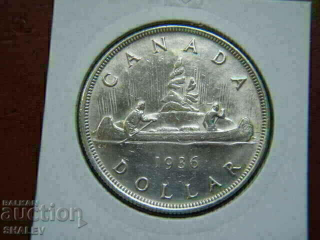 Auction 1 Dollar 1936 Canada - AU/Unc Auction 1 Dollar 1936 Canada - AU/Unc