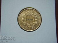 20 Lire 1842 P Sardinia / Italy (Сардиния) - AU (злато)