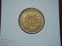 20 Lire 1842 P Sardinia / Italia (Sardiniya) - AU (aur)