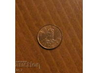 1 penny 1990, Insula JERSEY