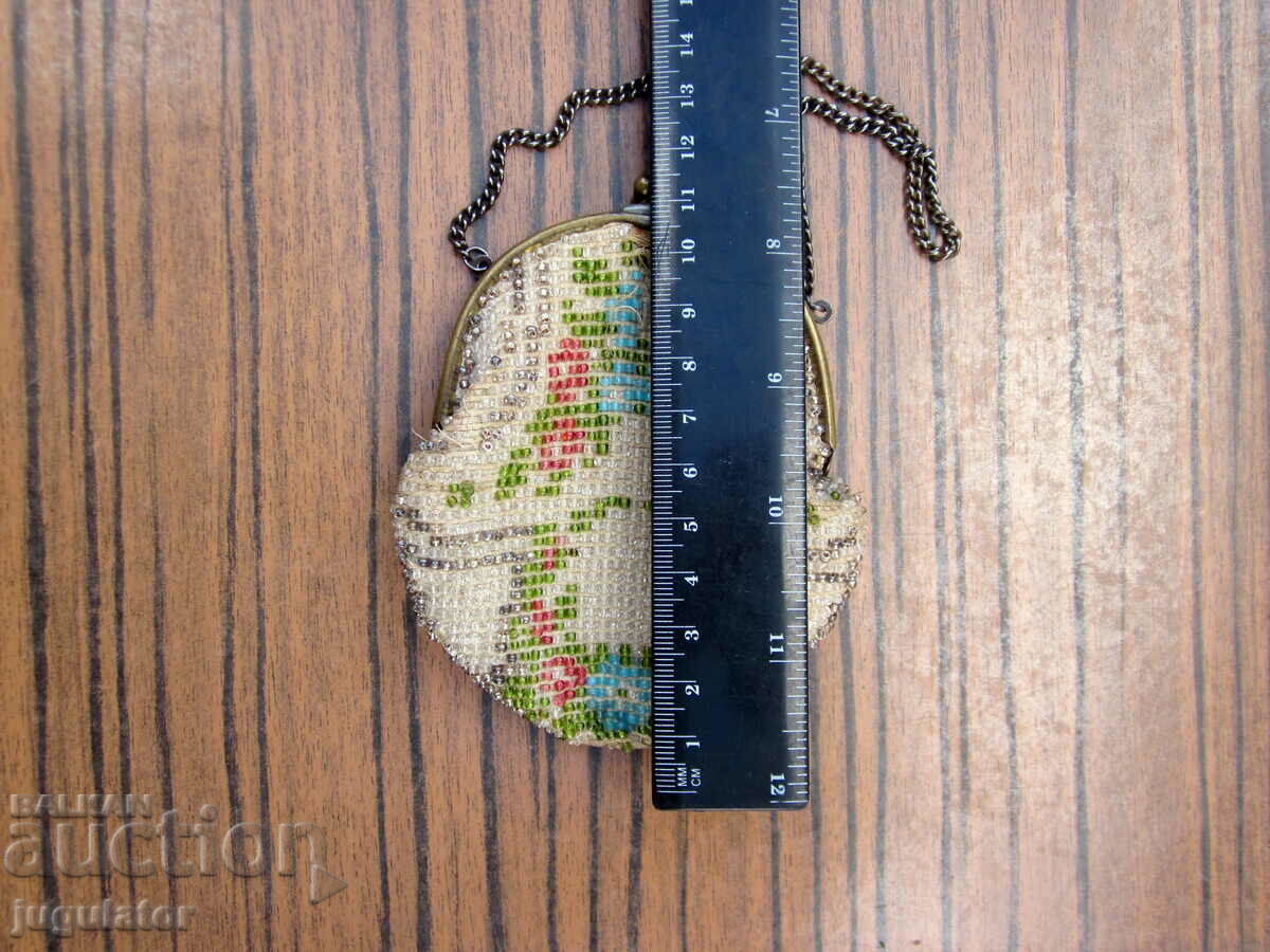 παλιό τσαντάκι με χάντρες της Βουλγαρικής Αναγέννησης - 7 παλιό τσαντάκι με χάντρες της Βουλγαρικής Αναγέννησης - 7