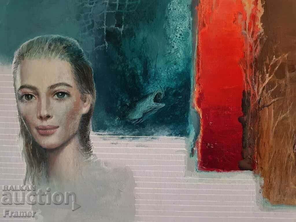 Ivan Vasilev Fifth element - a beautiful modern picture with price 1750.00 BGN | € 894.76 Ivan Vasilev Fifth element - a beautiful modern picture with price 1750.00 BGN | € 894.76