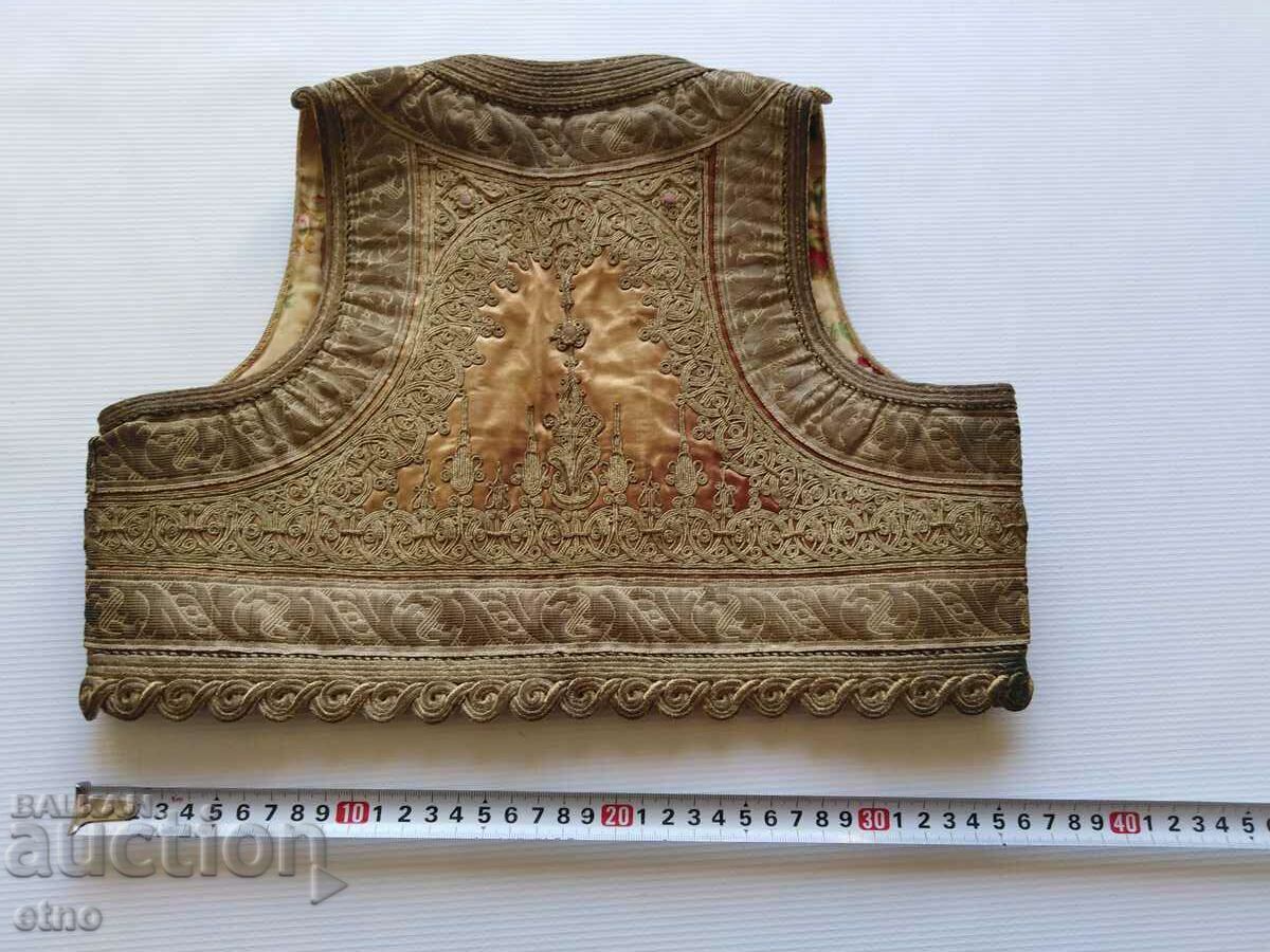 Auction EXCEPTIONAL BEAUTIFUL OTTOMAN EMBROIDERED VEST, WAISTCOAT Auction EXCEPTIONAL BEAUTIFUL OTTOMAN EMBROIDERED VEST, WAISTCOAT