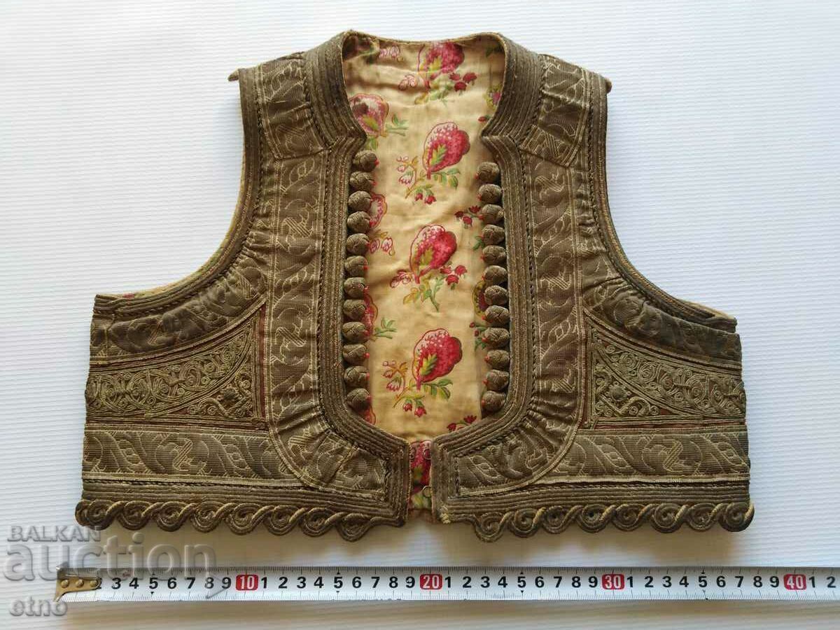 EXCEPTIONAL BEAUTIFUL OTTOMAN EMBROIDERED VEST, WAISTCOAT EXCEPTIONAL BEAUTIFUL OTTOMAN EMBROIDERED VEST, WAISTCOAT