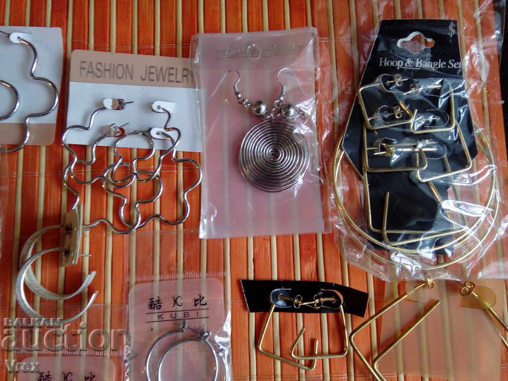 Earrings, jewelry, costume jewelry - sale - 5 Earrings, jewelry, costume jewelry - sale - 5