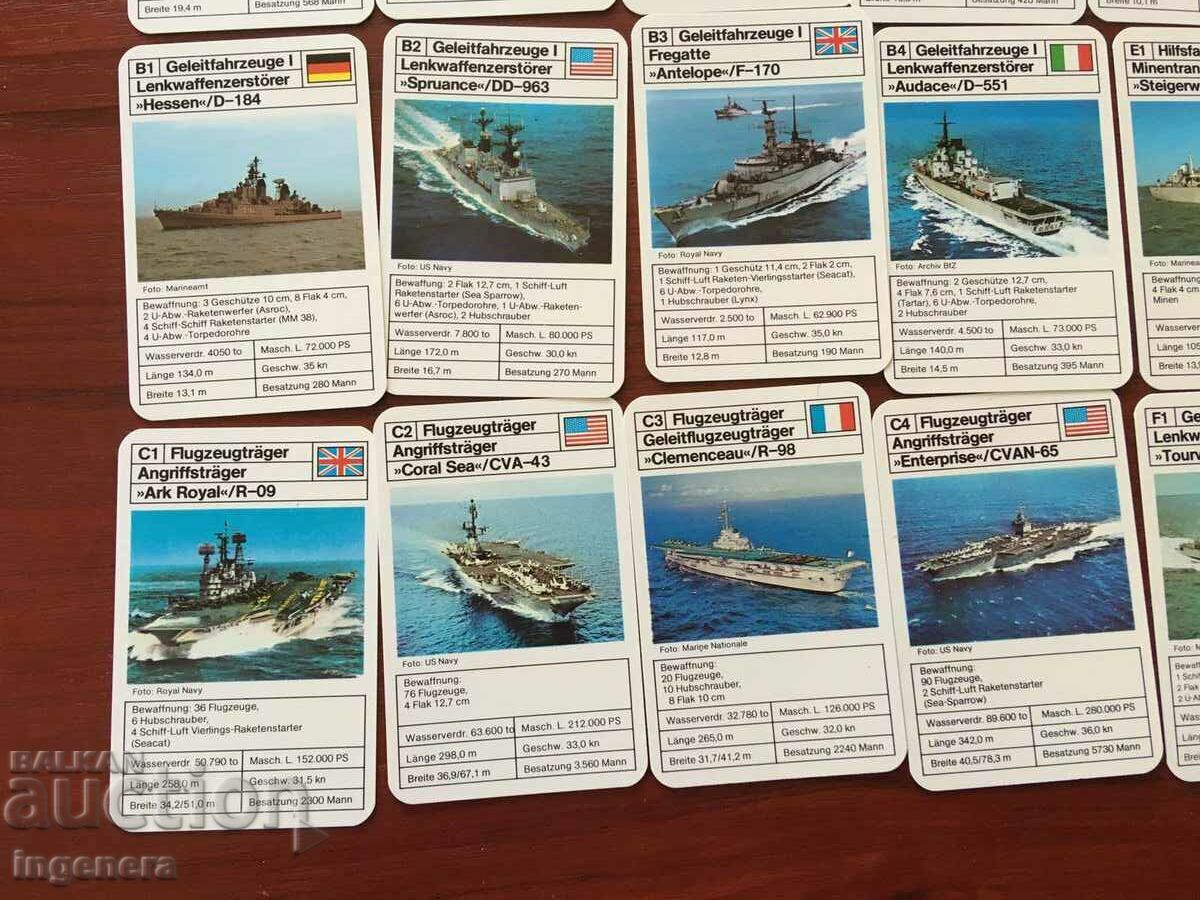 MAPS ILLUSTRATIVE - MILITARY SHIPS TECH. DATA - 5 MAPS ILLUSTRATIVE - MILITARY SHIPS TECH. DATA - 5