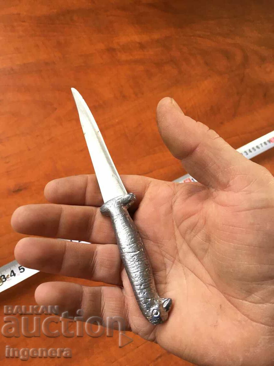 KNIFE BLADE WITH LEAD HANDLE with price 11.00 BGN | € 5.62 KNIFE BLADE WITH LEAD HANDLE with price 11.00 BGN | € 5.62