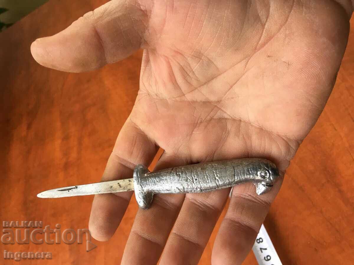 KNIFE BLADE WITH LEAD HANDLE with price 11.00 BGN | € 5.62 KNIFE BLADE WITH LEAD HANDLE with price 11.00 BGN | € 5.62