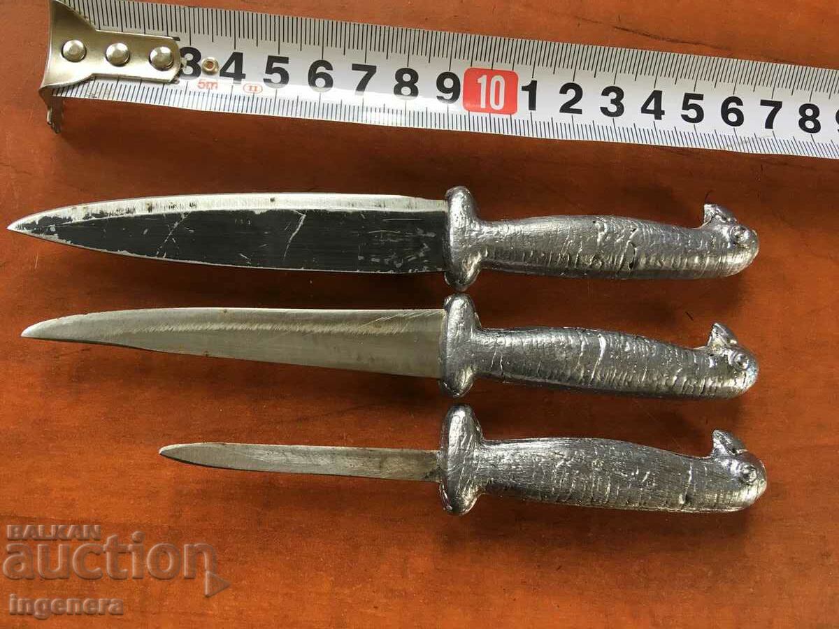 KNIFE BLADE WITH LEAD HANDLE - 5 KNIFE BLADE WITH LEAD HANDLE - 5