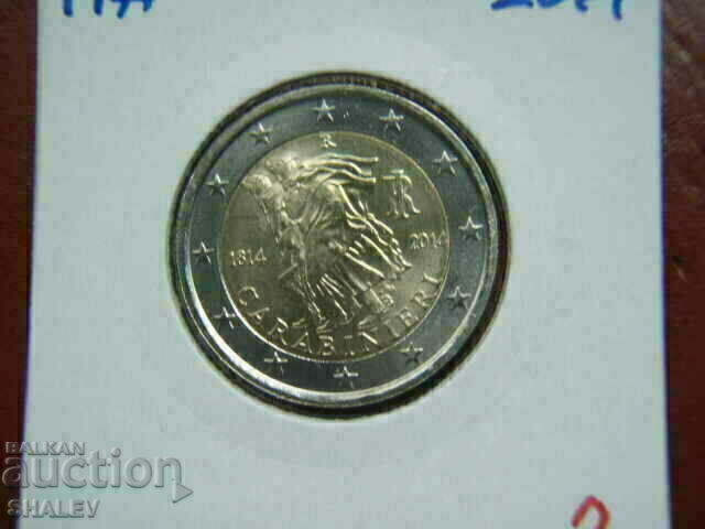 2 euro 2014 Italy "Carabinieri" (2) /Italy/ - Unc (2 euro) with price 11.89 BGN | € 6.08