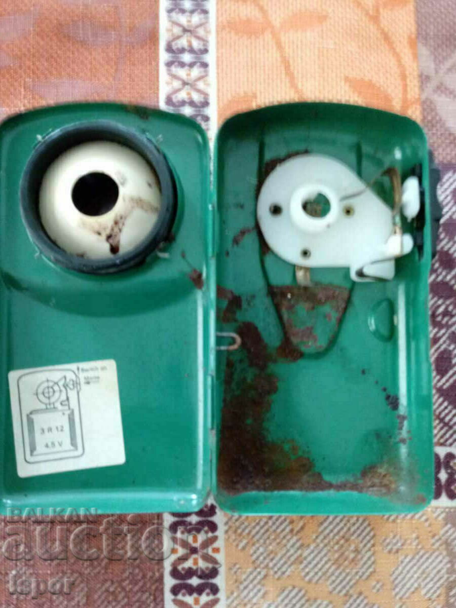 Auction  Military vintage flashlight