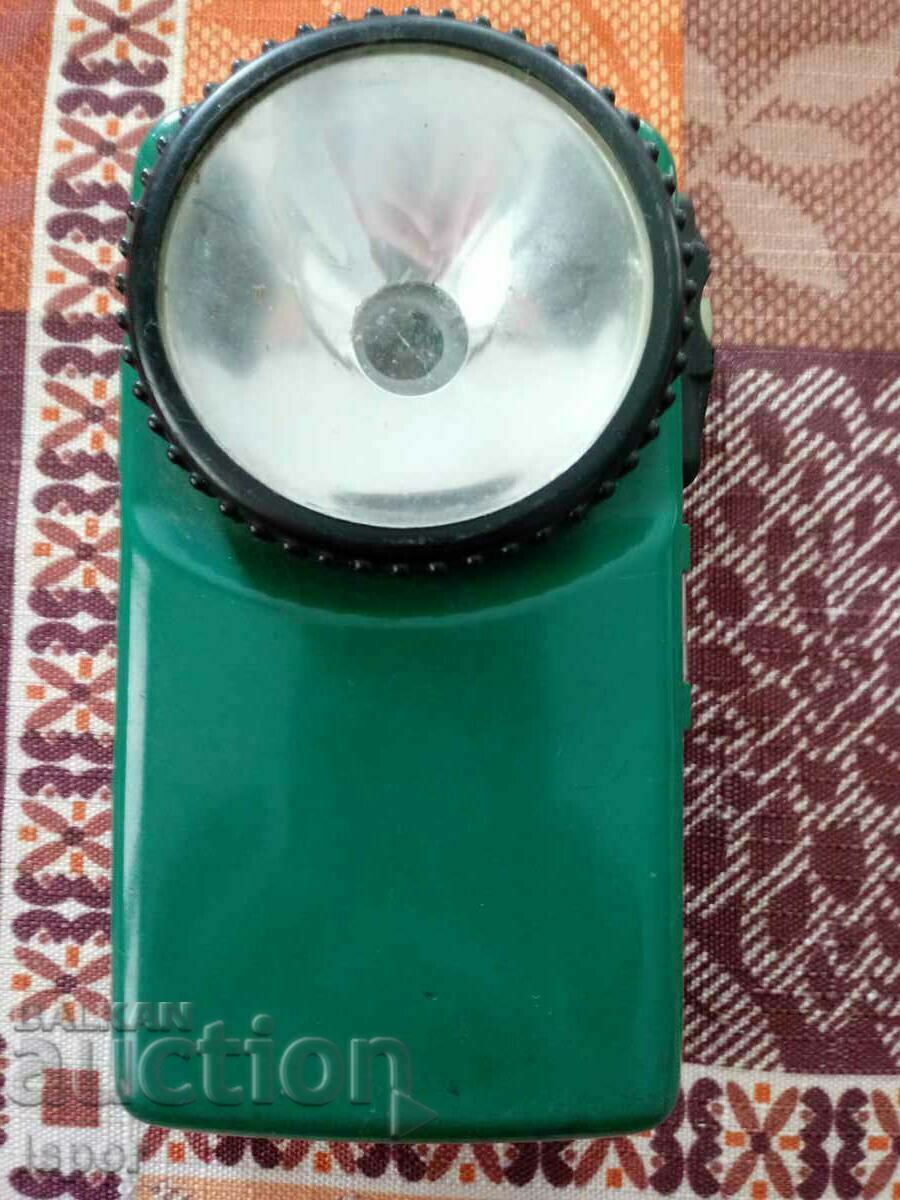 Military vintage flashlight