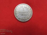 5 franci 1836 B Franta - Rouen