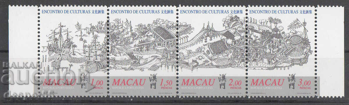 1999. Macau. Portuguese-Chinese cultural mix. Strip.