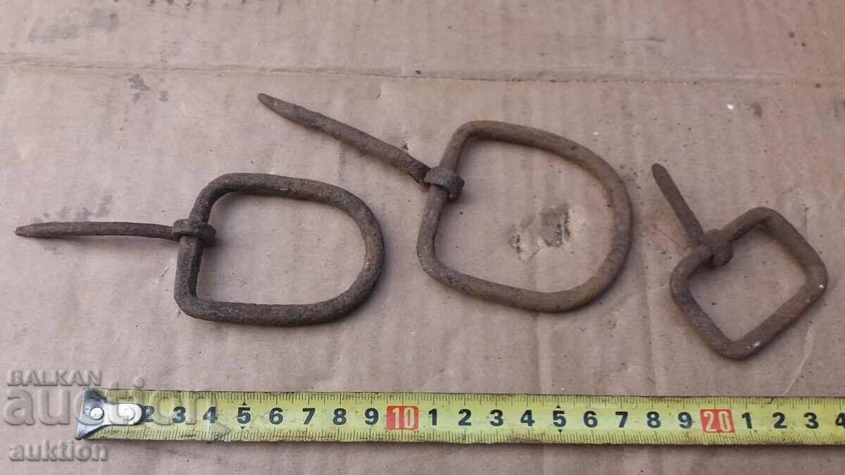 Delivery of SET OF 3 FORGED BUCKLES Delivery of SET OF 3 FORGED BUCKLES