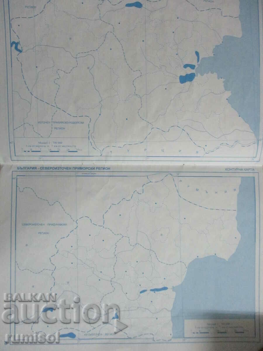 Hărți de contur ale Bulgariei - clasa a 10-a, a 11-a și a 12-a - 6