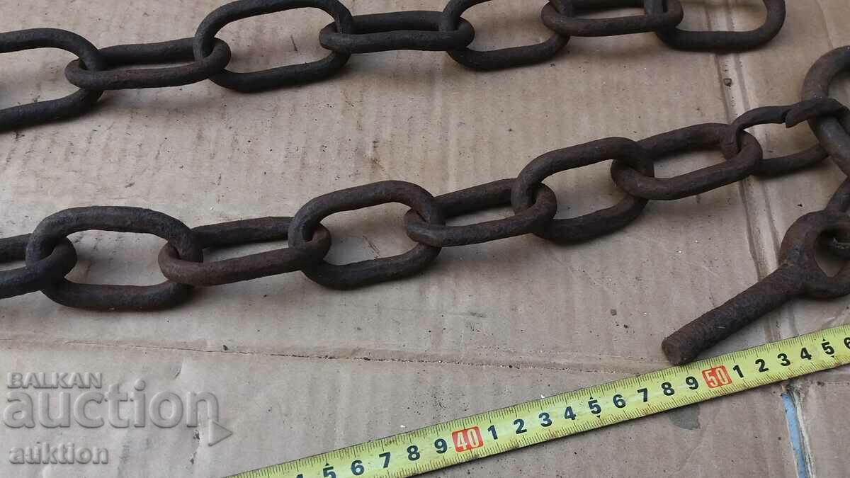 Auction SET OF TWO FORGED CHAIN SHACKLES - REVIVAL Auction SET OF TWO FORGED CHAIN SHACKLES - REVIVAL