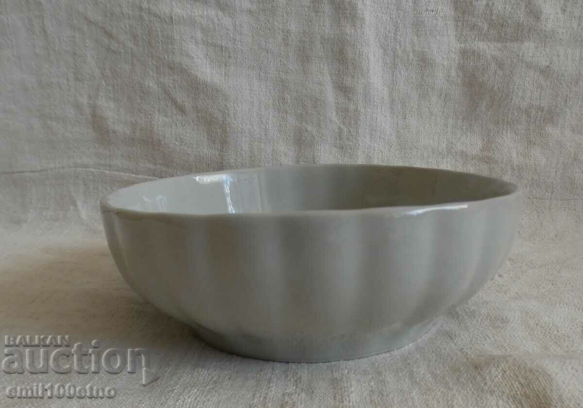 Small salad bowl, old Bulgarian porcelain