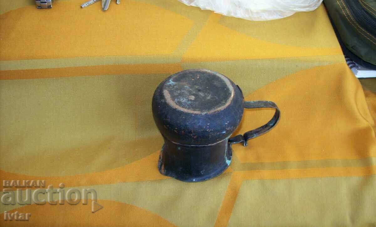 Auction Old copper/brass vessel, jug, cup - 1 Auction Old copper/brass vessel, jug, cup - 1
