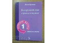 The Bulgarian language in rules and tests - Successful matriculation - Part 1