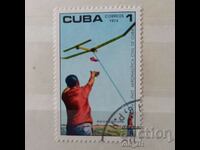 timbru poștal - Cuba, aviație