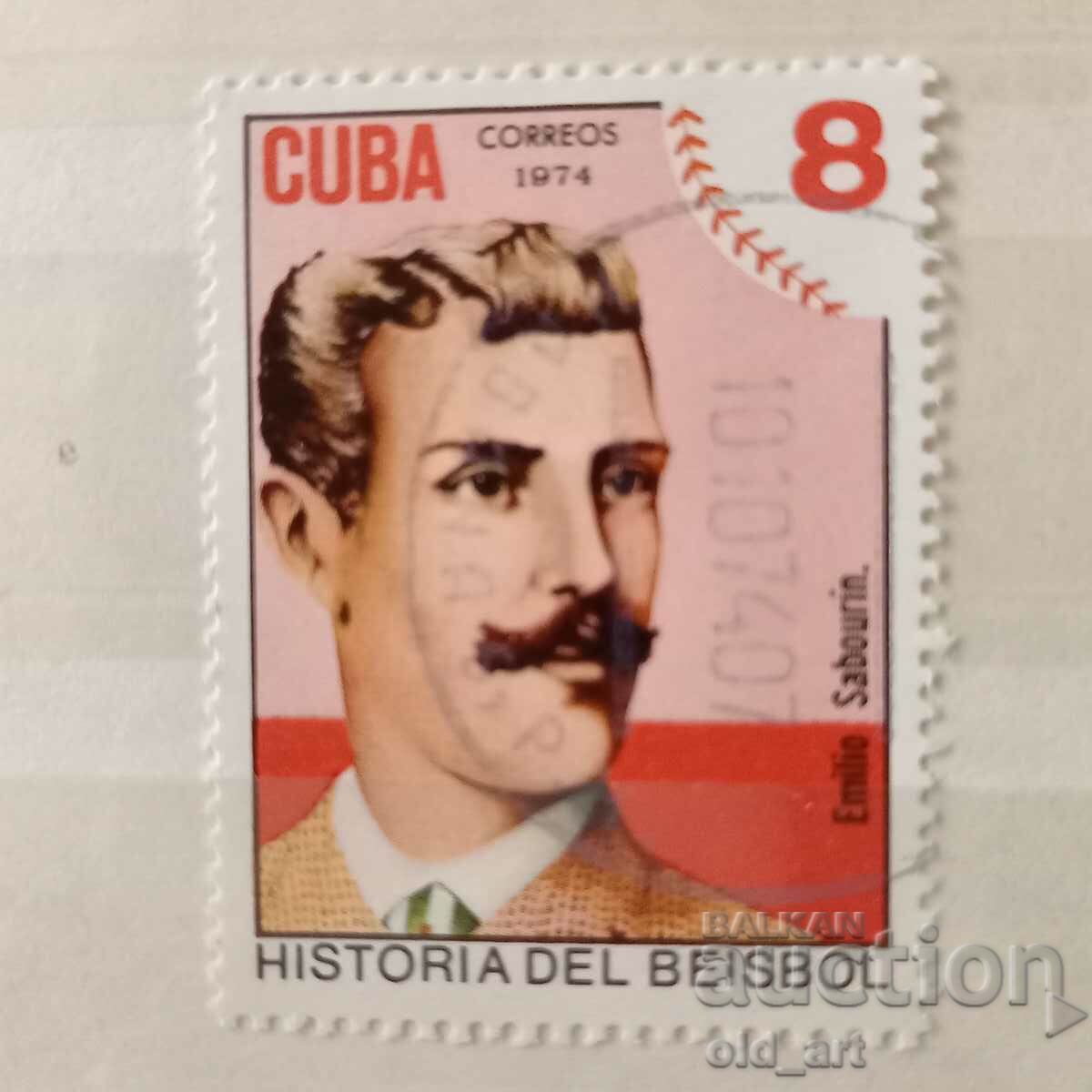 Postage stamp - Cuba, Baseball