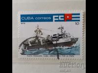Γραμματόσημο - Κούβα, Πλοία