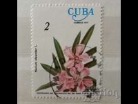 Timbr poștal - Cuba, Flori
