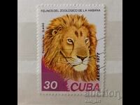 Postage stamp - Cuba, Lions