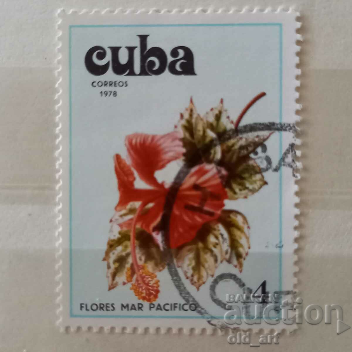 Пощенска марка - Куба, Цветя