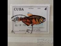 timbru poștal - Cuba, Pești