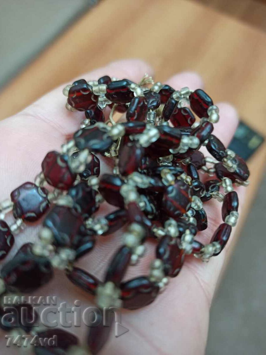 VERY OLD RED AMBER NECKLACE - 5 VERY OLD RED AMBER NECKLACE - 5