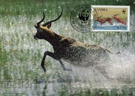 Zambia - 1987 - 4 cards Maximum - WWF with price 4.00 BGN | € 2.05 Zambia - 1987 - 4 cards Maximum - WWF with price 4.00 BGN | € 2.05