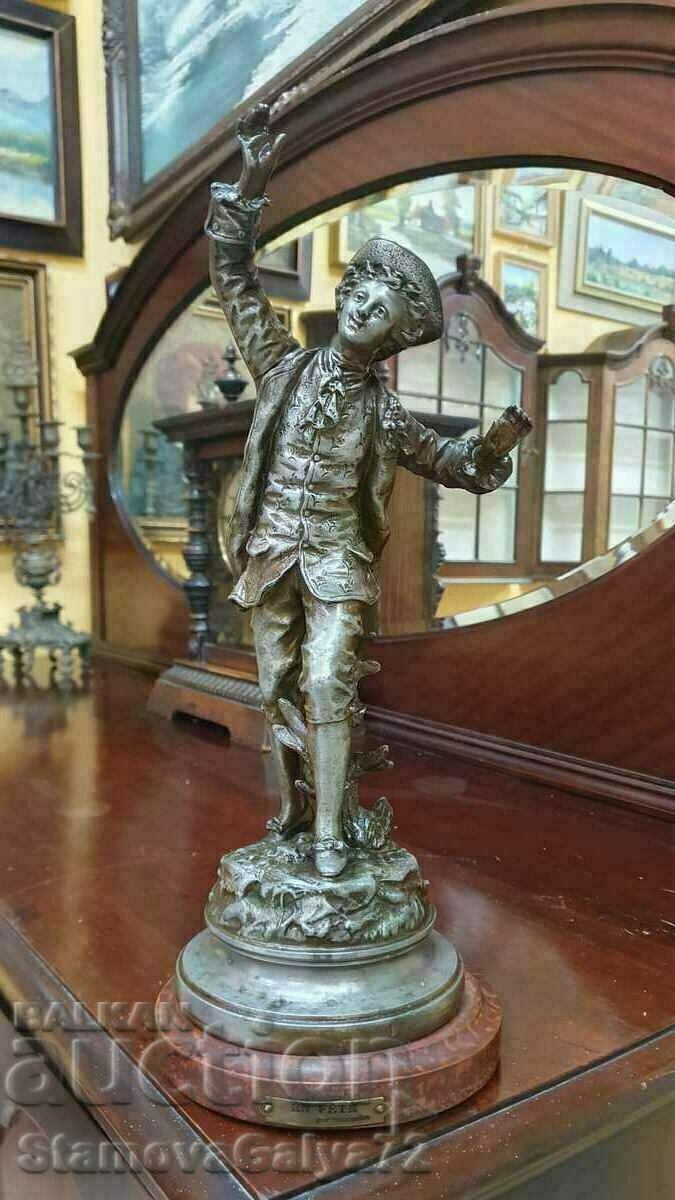A great antique author French figure statuette