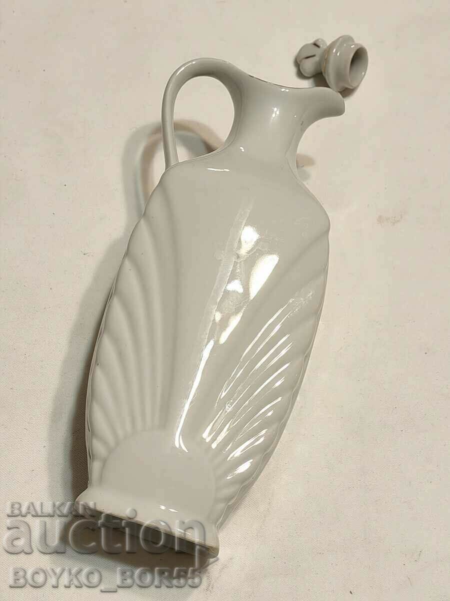 Bulgarian Social Porcelain Jug 60s of the 20th century with price 20.00 BGN | € 10.23 Bulgarian Social Porcelain Jug 60s of the 20th century with price 20.00 BGN | € 10.23