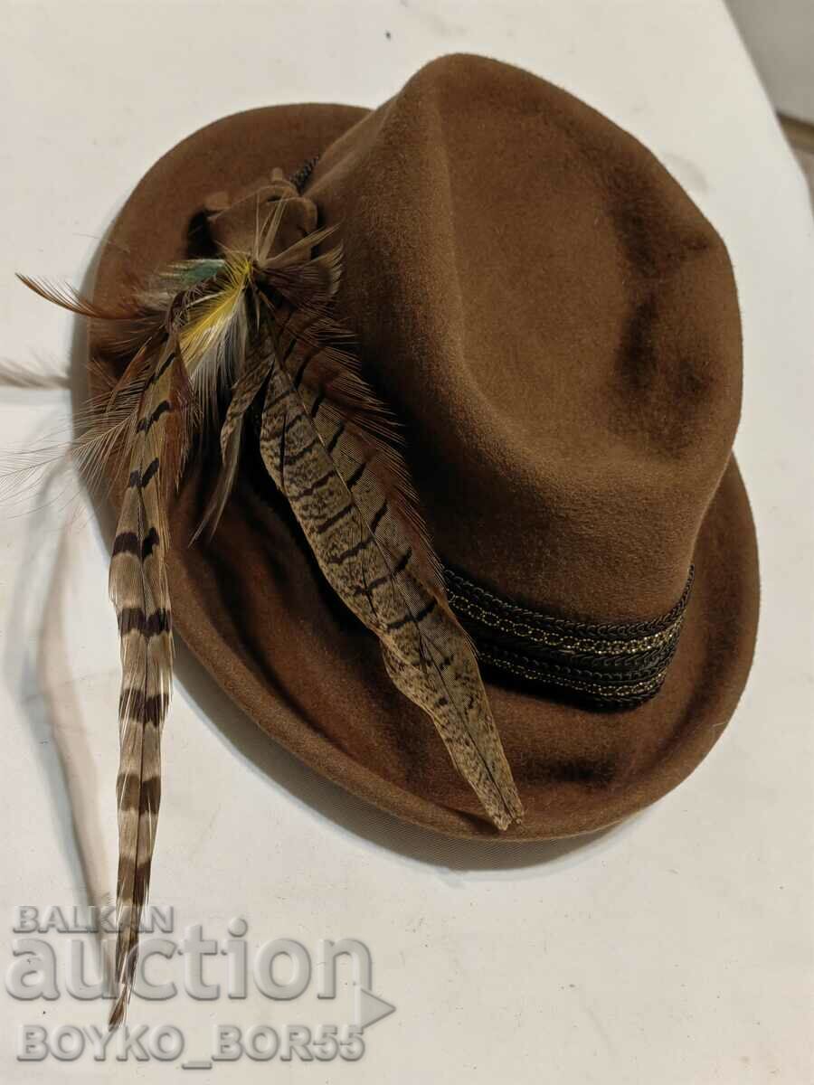 Аукцион Старинна Ловна Ловджийска Шапка 60те г Аукцион Старинна Ловна Ловджийска Шапка 60те г