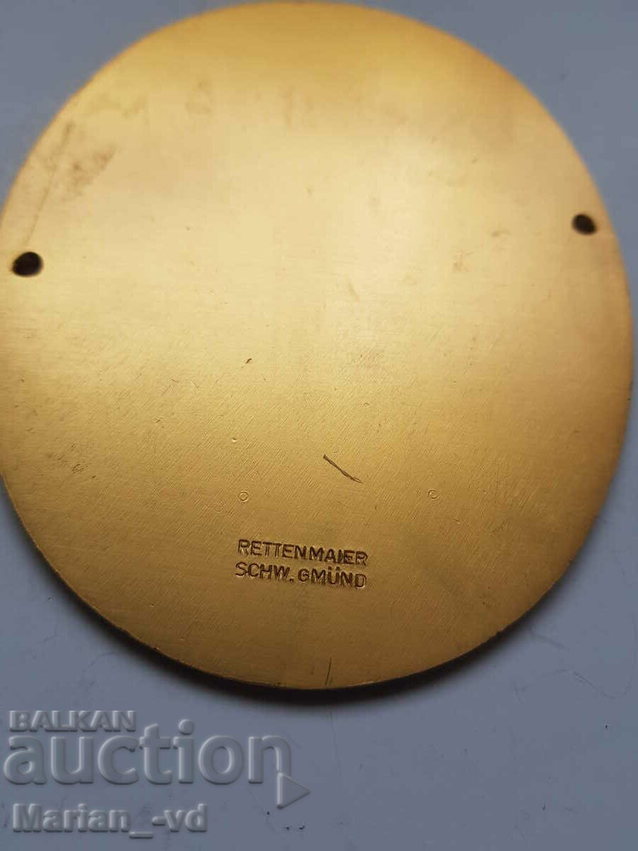 Bronze plaque from a car German vintage parade - 5 Bronze plaque from a car German vintage parade - 5