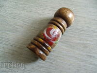 No.*6672 old small wooden salt shaker