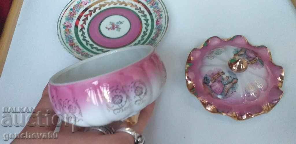 Beautiful delicate porcelain sugar bowl/Vintage - 5