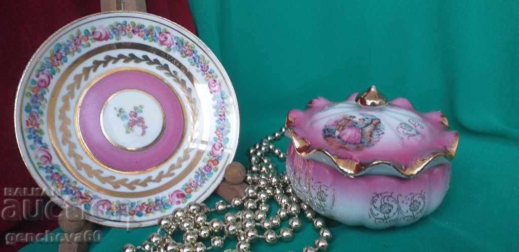 Beautiful delicate porcelain sugar bowl/Vintage - 6