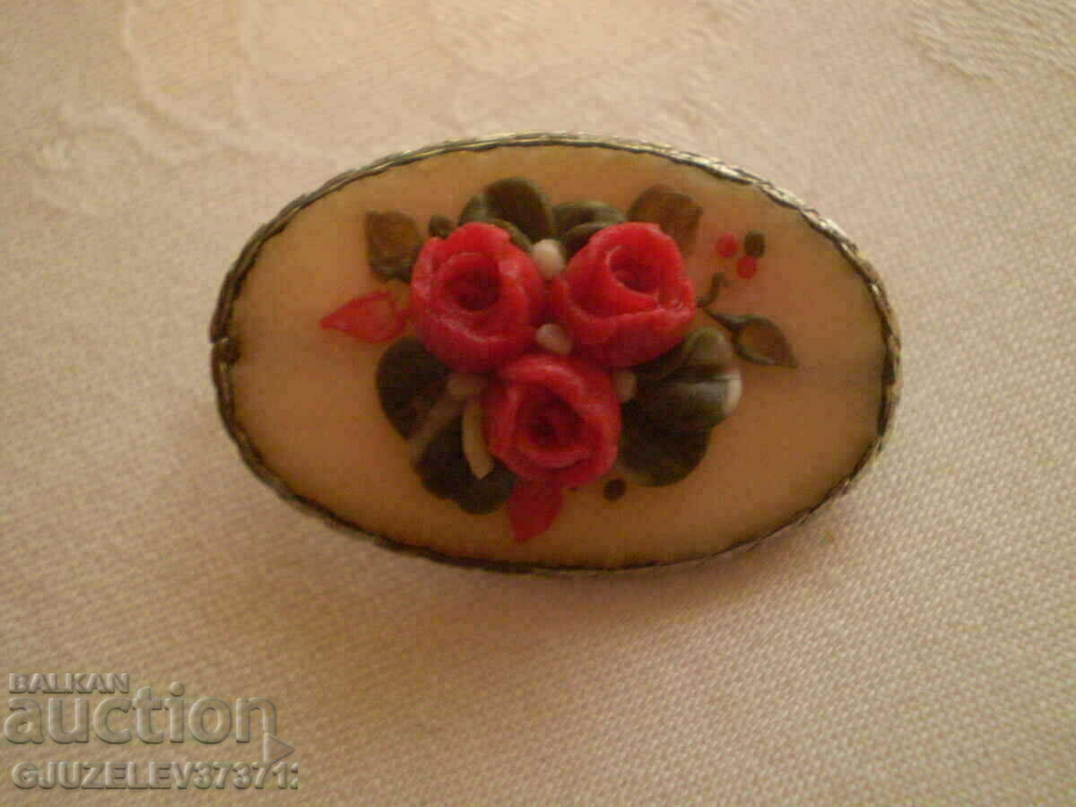 Дамска брошка ретро винтидж стил