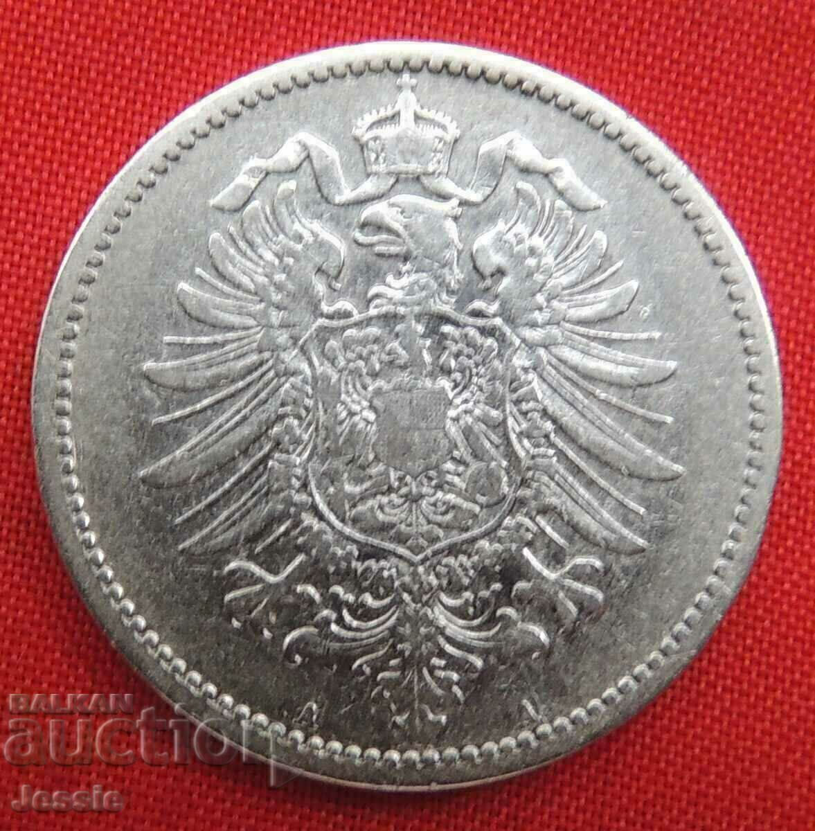 1 Mark 1885 A Germany silver Berlin with price 34.90 BGN | € 17.84 1 Mark 1885 A Germany silver Berlin with price 34.90 BGN | € 17.84