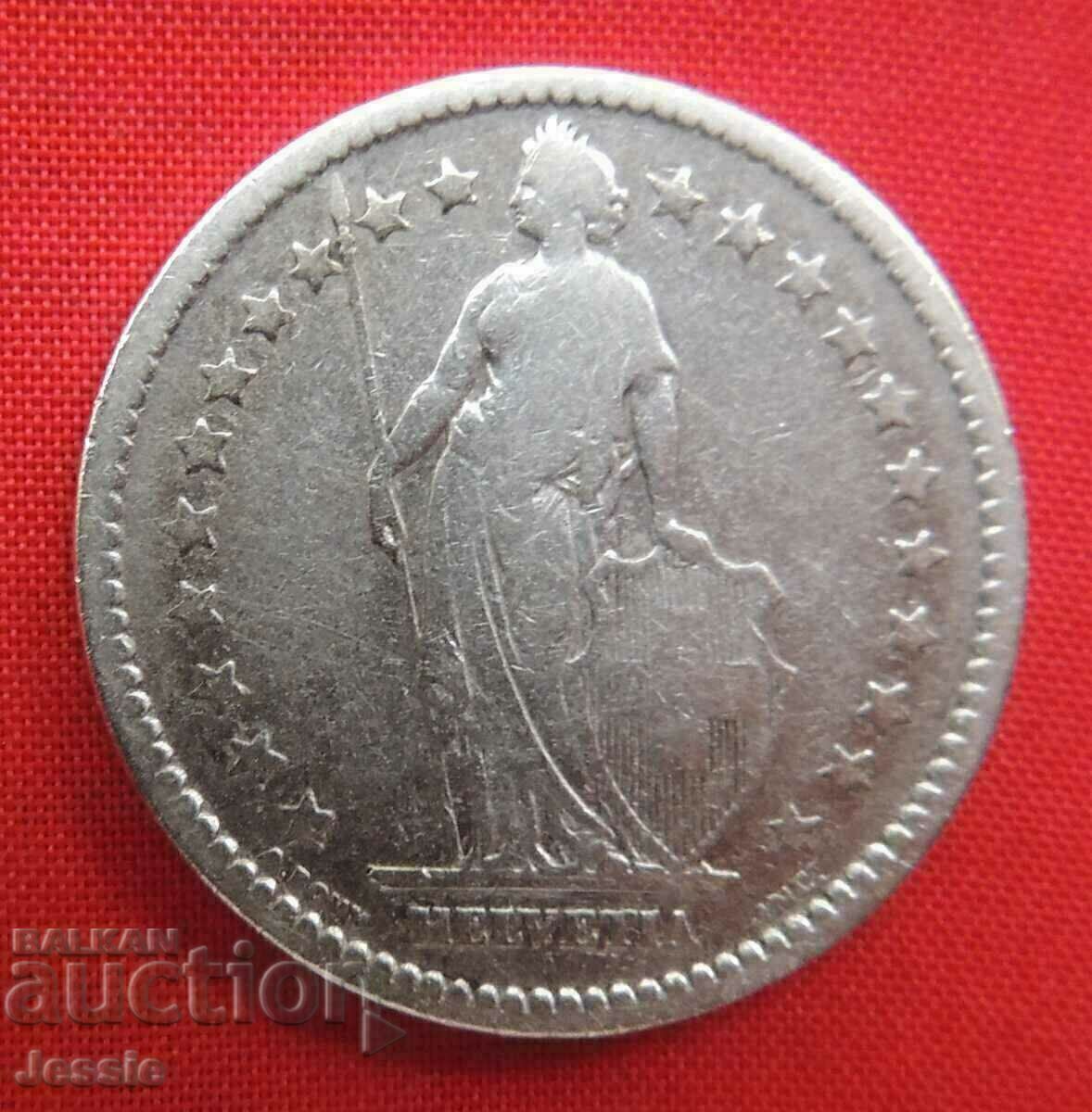 2 Φράγκα 1878 Β Ελβετία Αργυρό με τιμή € 27.95 | 54.67 BGN
