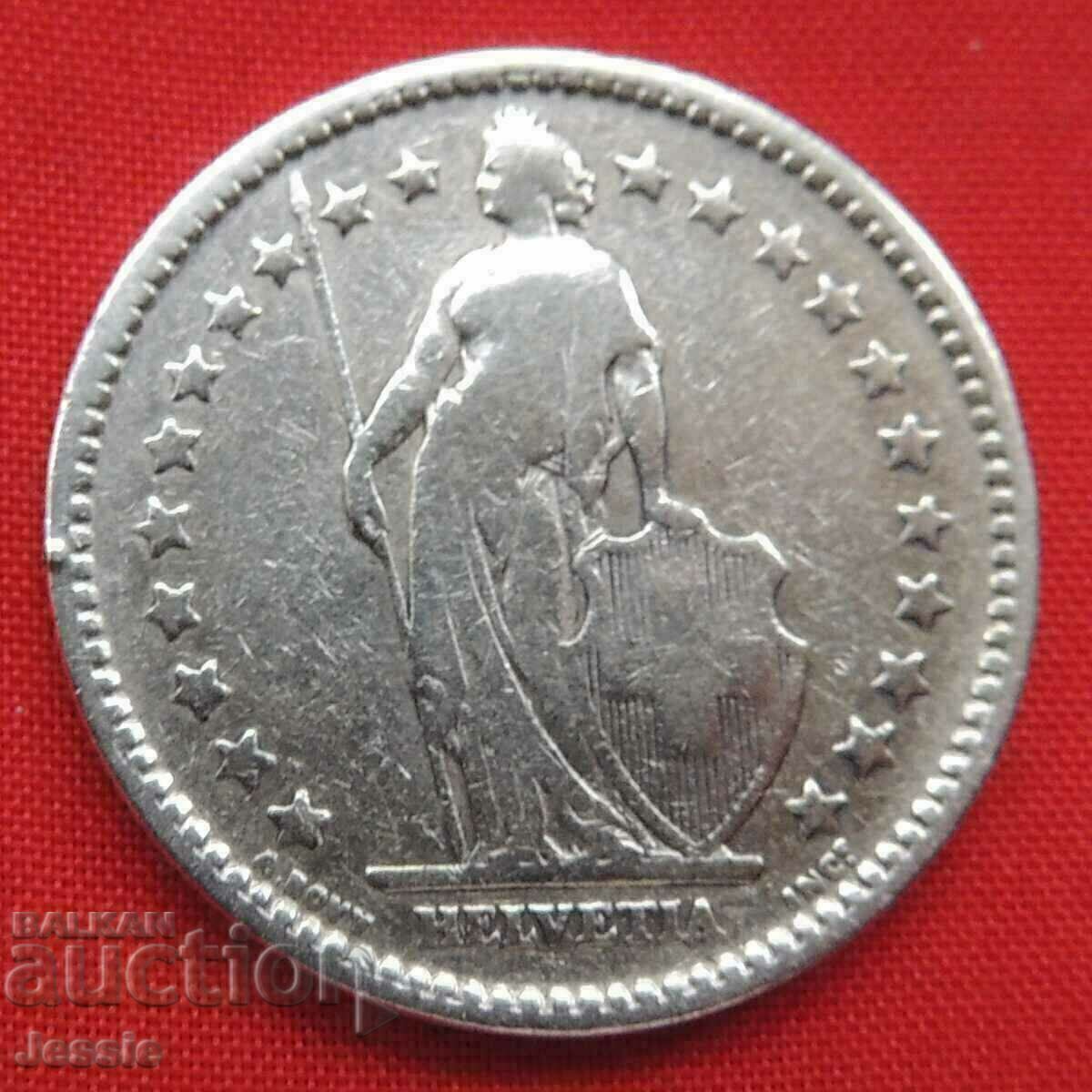 2 Franci 1886 B Elveția Argint cu preț 30.95 €