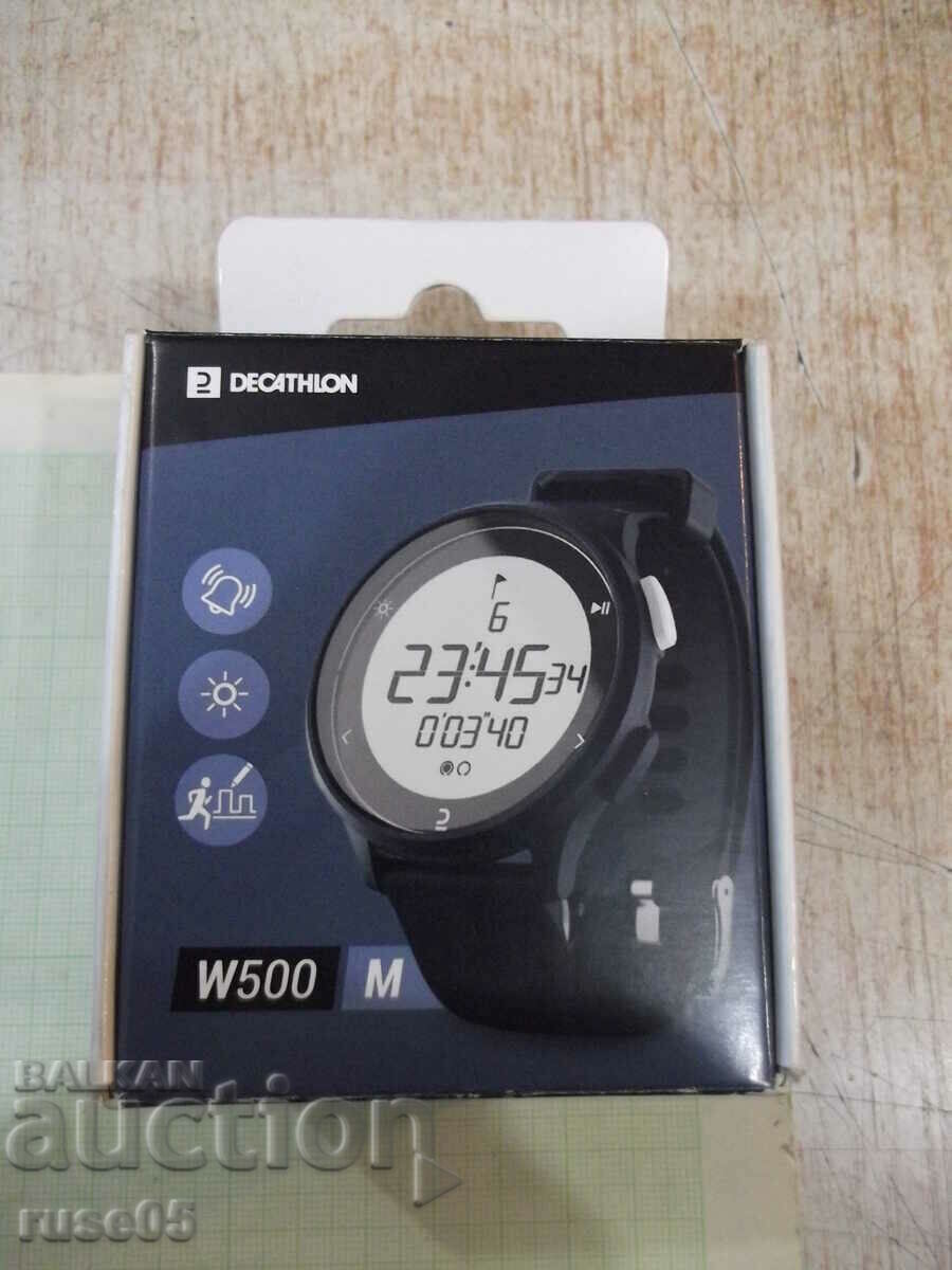 Men's watch "DECATHLON - W 500 M BLUE" with stopwatch new