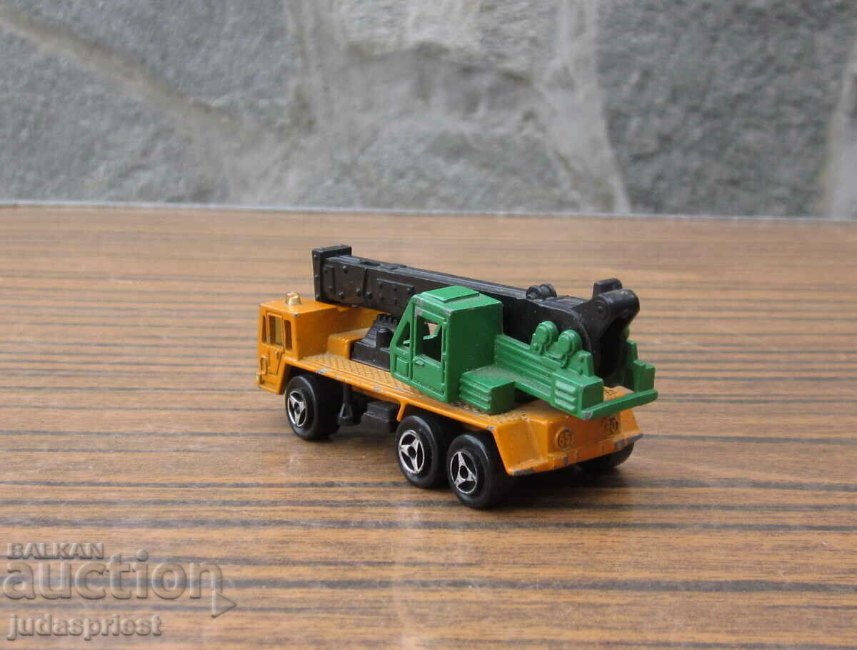 Auction majorette old toy truck truck crane Auction majorette old toy truck truck crane