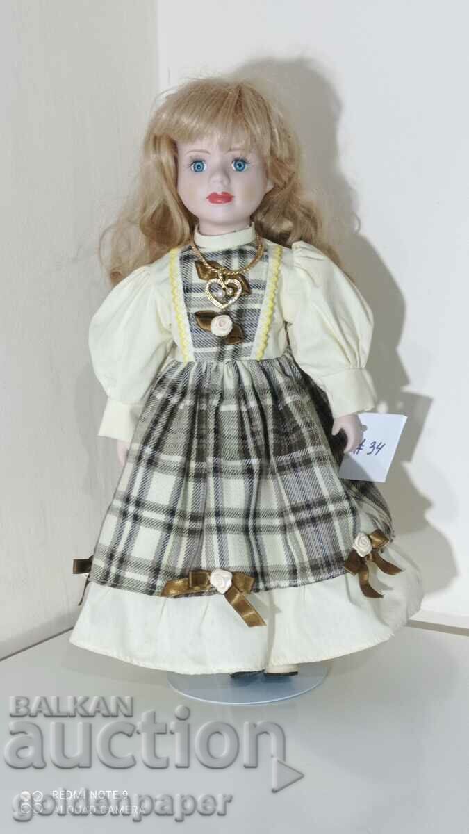 Porcelain doll 40 cm
